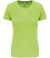 PA439 Women's Short Sleeve T-Shirt Lime Green colour image